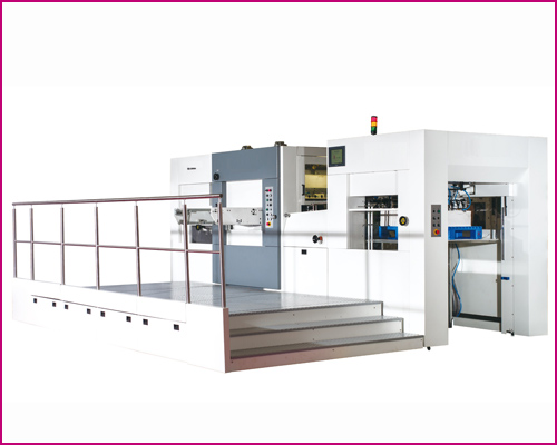 Die-cut-and stripping machine 