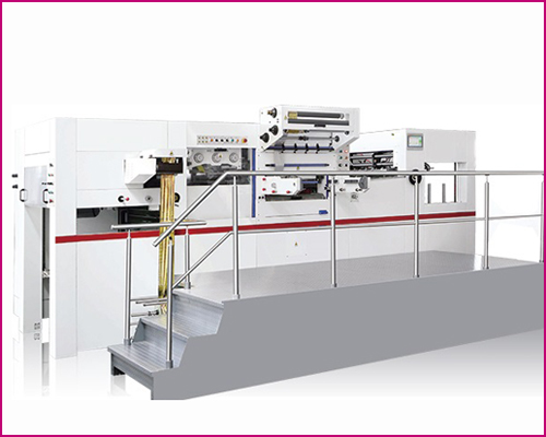 flat die cut and hot-stamping machine-menu