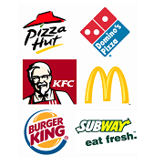 Famous fast food brands